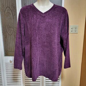 Cherokee Women’s Tunic V-Neck Long Sleeve Sweater